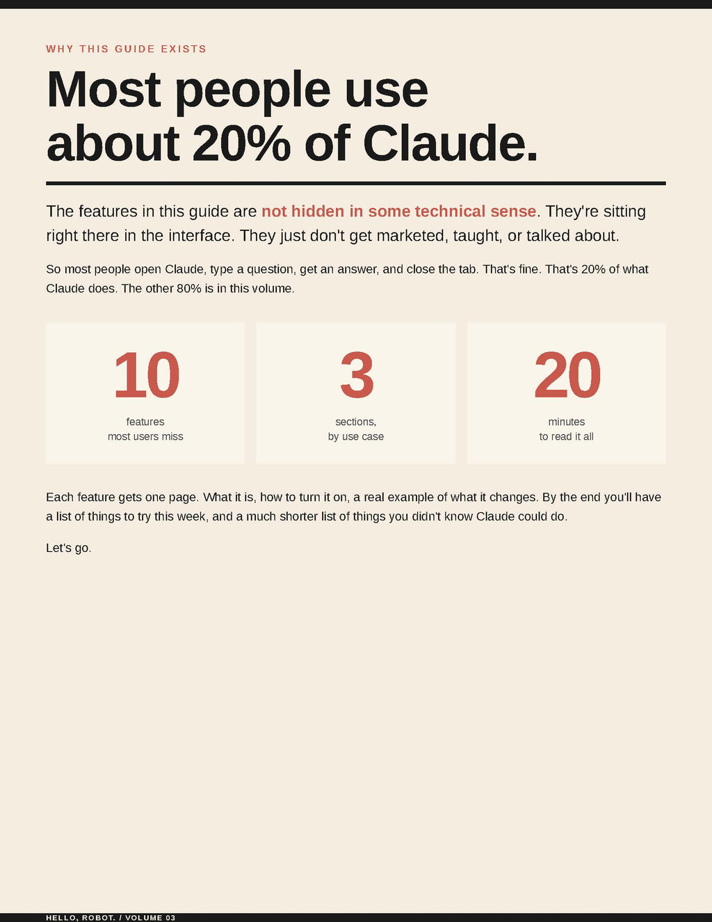Claude's Hidden Features
