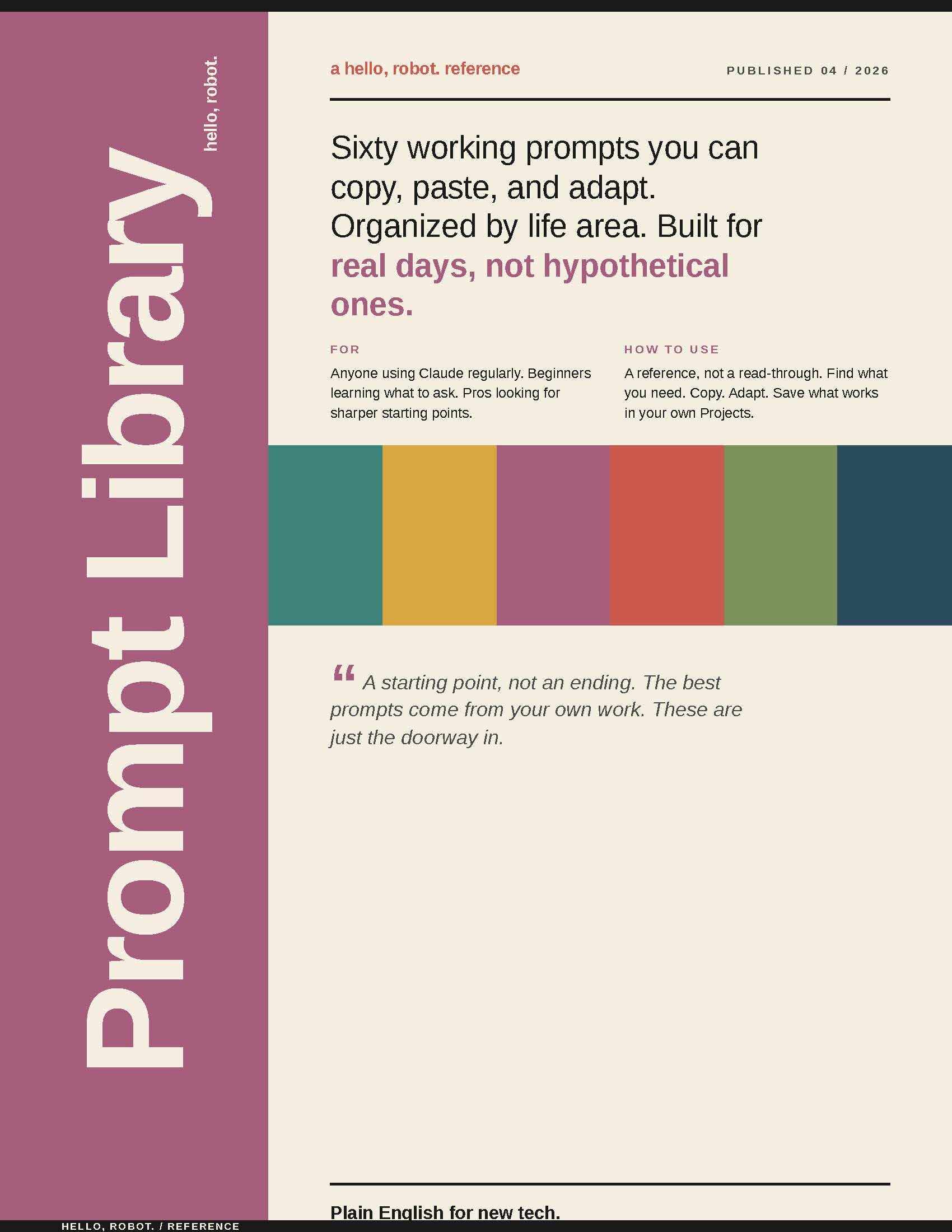 Claude Prompt Library